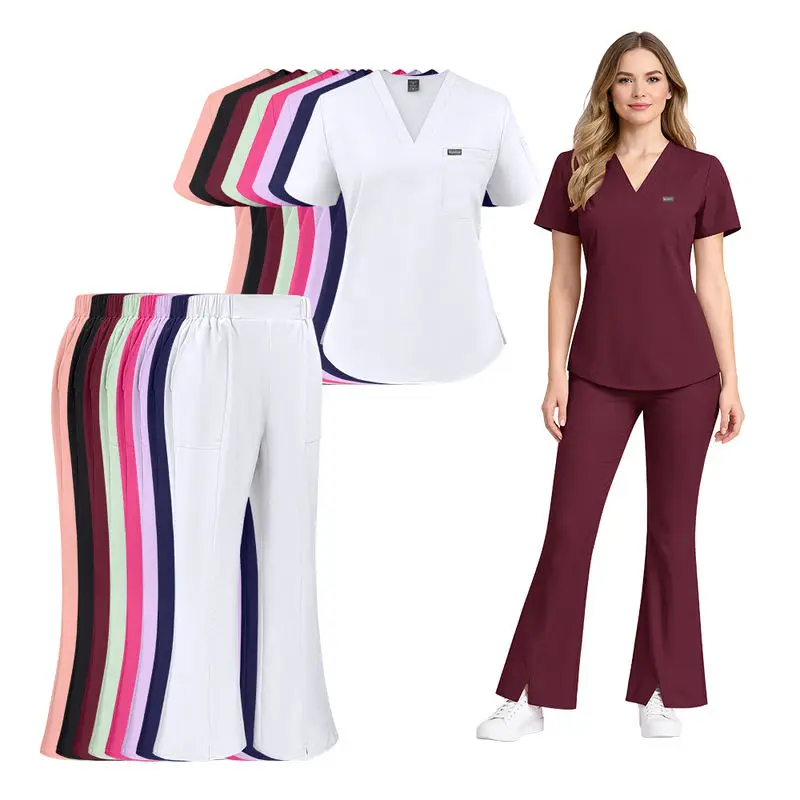 Nurse Dress Up Costume Anti-wrinkle and Durable Doctor Hand Brush Set Daily Practical Work Clothes for Care Centers