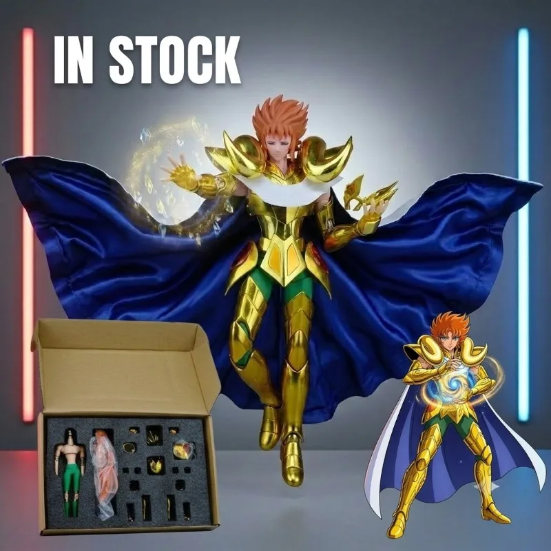Saint Seiya RH Omega Model Aries KiKi Myth Cloth EXM Gold Knights of The Zodiac Diecast Metal Armor in Stock Action Figure Gifts