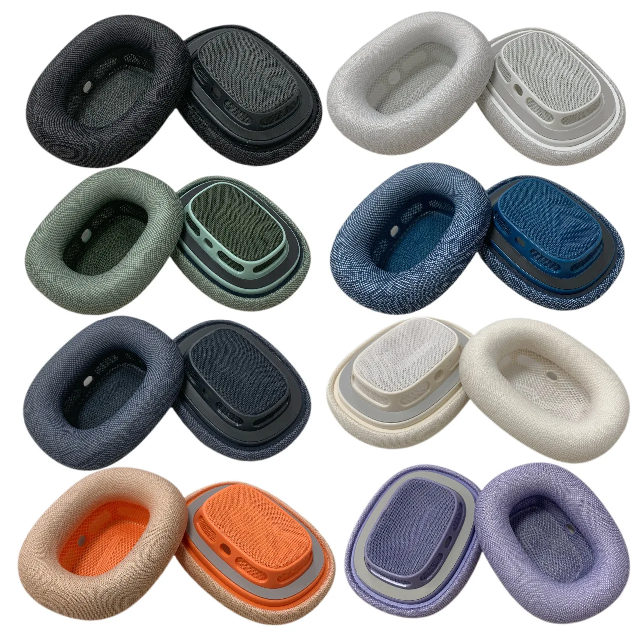 Coussinets d'oreille magnétiques de remplacement, housse de protection en éponge, compatibles avec les écouteurs Apple Airpods Max 1ère et 2ème génération