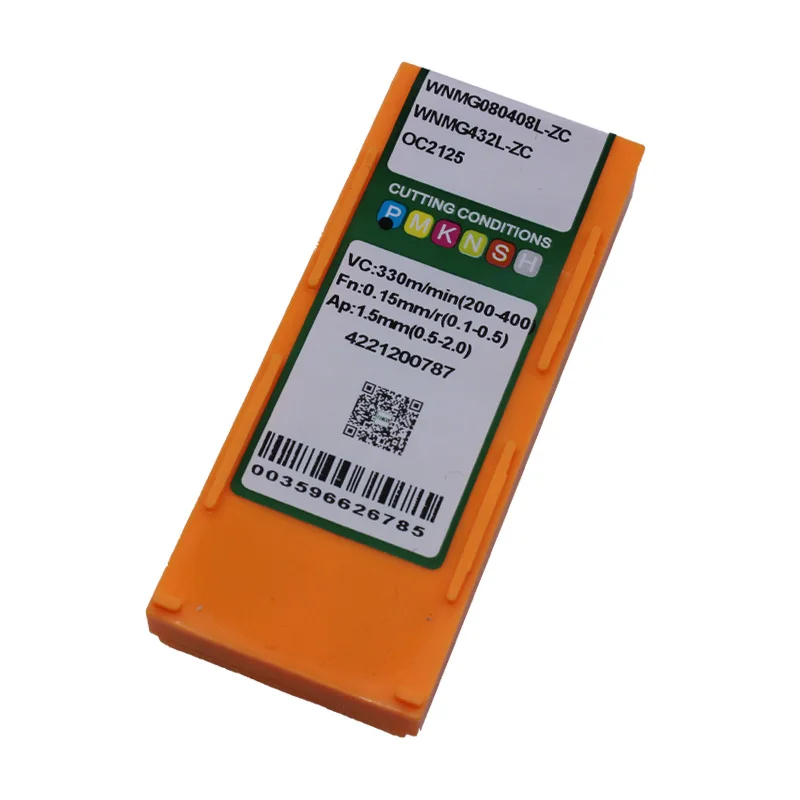 Бесплатная доставка WNMG 080404 /08 R/L ZC OC2125 Внешние токарные инструменты Твердосплавная вставка Токарный станок Резак Инструмент Обработка стали