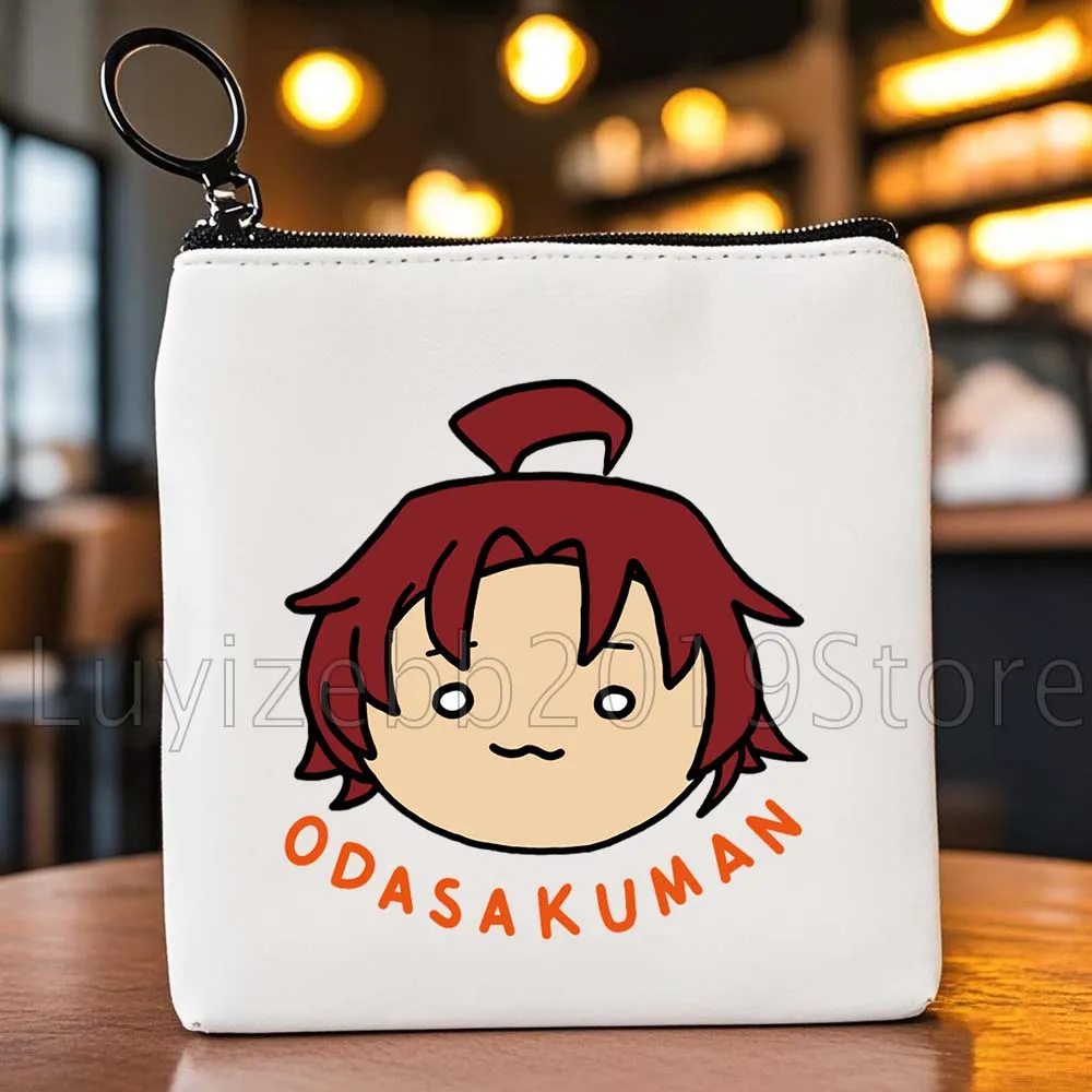 لطيف Dazai Chuuya Osamu Soukoku Bungou الكلاب الضالة BSD هدية قماش محفظة نسائية للعملات المعدنية قماش حقيبة صغيرة مفتاح تخزين بطاقة أكياس المحفظة الحقيبة