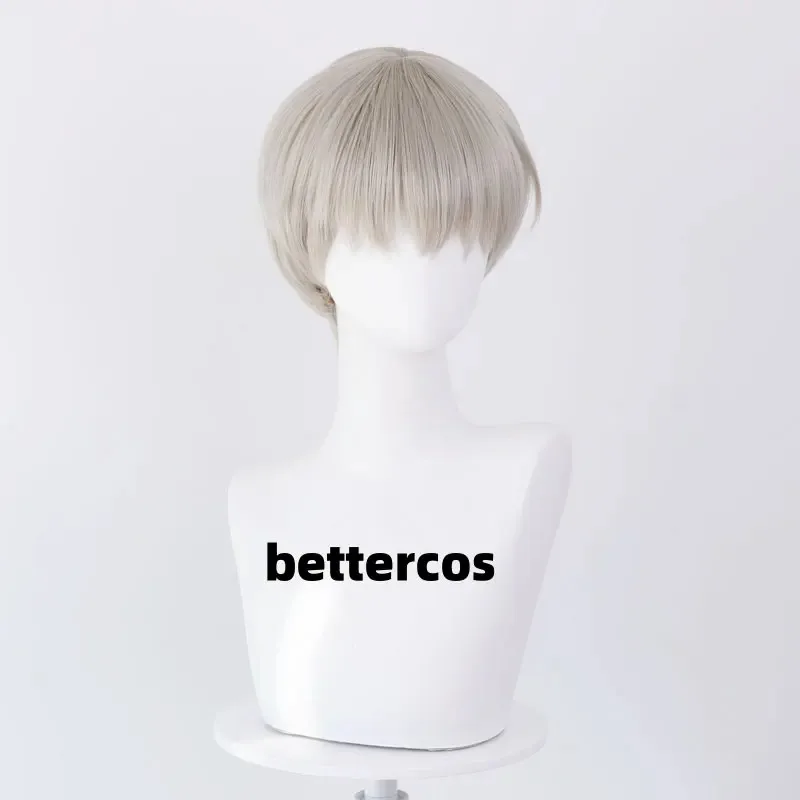 Inumaki Toge أنيمي تأثيري 28 سنتيمتر قصيرة مقاومة للحرارة الشعر دور اللعب الباروكات + غطاء شعر مستعار XGD ، ؛ 7 ؛ FG5F