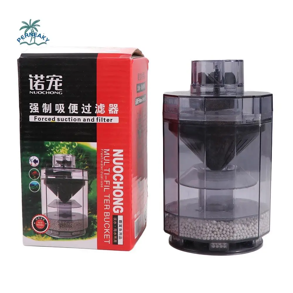 

Automatic Fish Poop Collector Plastic Single/Three Bladed Wheel Fish Poop Suction Separator Vacuum Cleaner