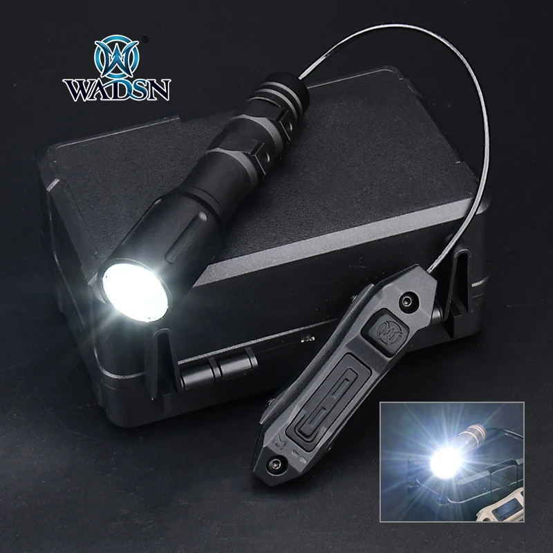

WADSM M300 Tactical PLH V2 Flashlight Weapon Dual Function Switch Pressure Pad Momentary Constant On For Mlok Keymod 20MM Rail