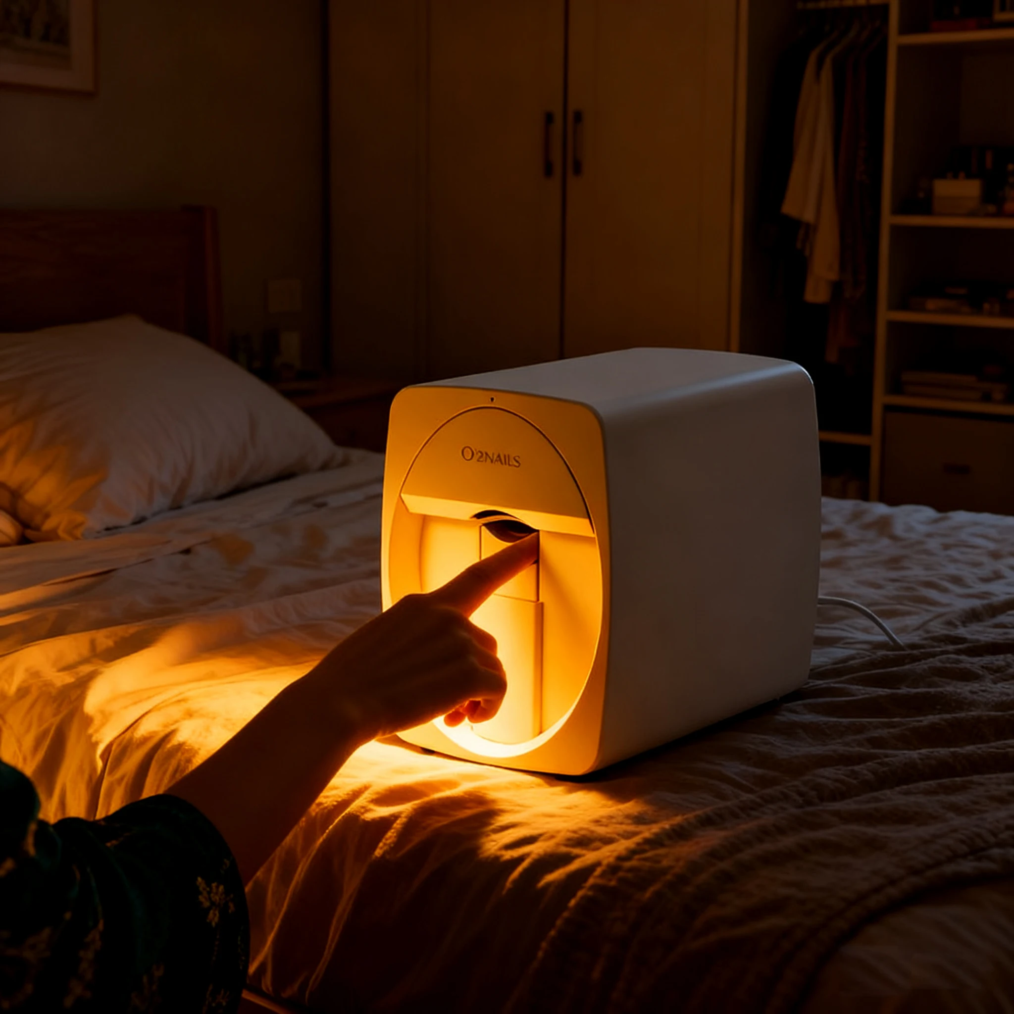 

O2NAILS 3D Mobile Nail Painting Machine: Features 2400DPI Printing, WiFi Connectivity, and DIY Pattern Design