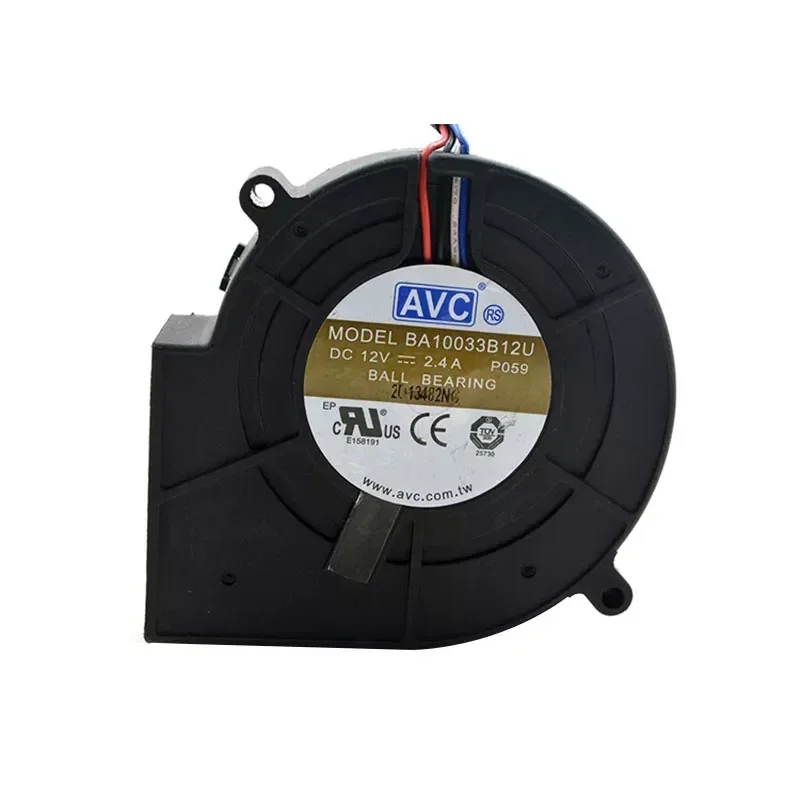 for AVC 9733 12V 2.4A BA10033B12U High Speed Exhaust Blower Fan for Baking Oven Cooling System Replacement Part