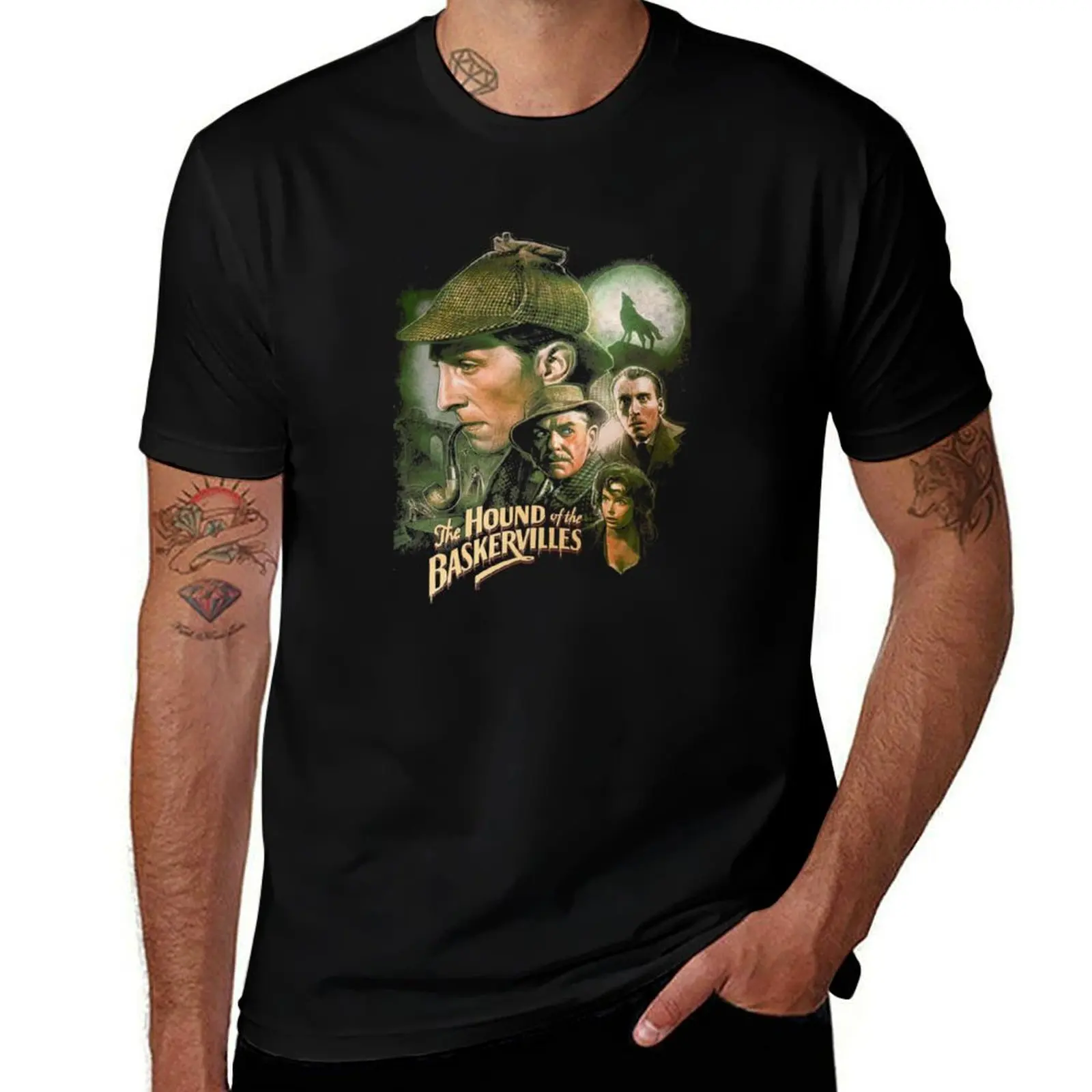 

Sherlock Quotes 221B Baker St. British Detective Vintage Literary Gifts T-Shirt for a boy tee shirts for men
