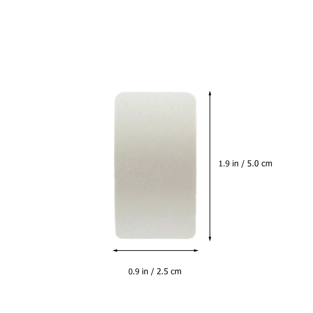 

2 Rolls Self Adhesive Label Stickers Rectangle Blank Sealing DIY Decals Gift Tabs for Packaging Baking Teaching Household Items