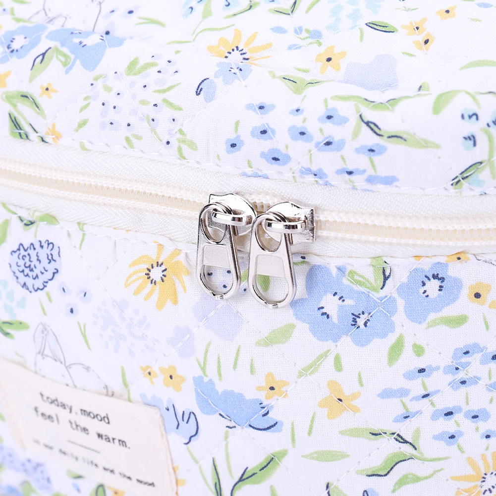 

3Pcs Quilted Makeup Bag Makeup Storage Bag Large Capacity Portable Cosmetic Pouch Aesthetic Cosmetic Bag Outdoor Travel Bag