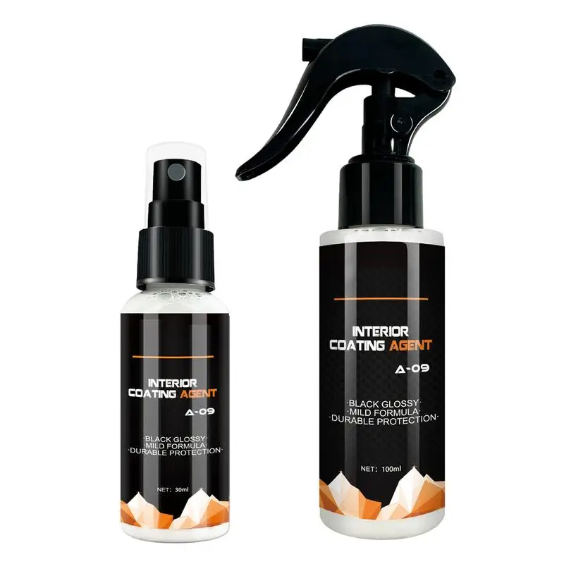 

Car Leather Restorer Auto Interior Refurbishment Restorer Spray Fast And Effective Refurbishment Tool For RVs SUVs Trucks Sedans