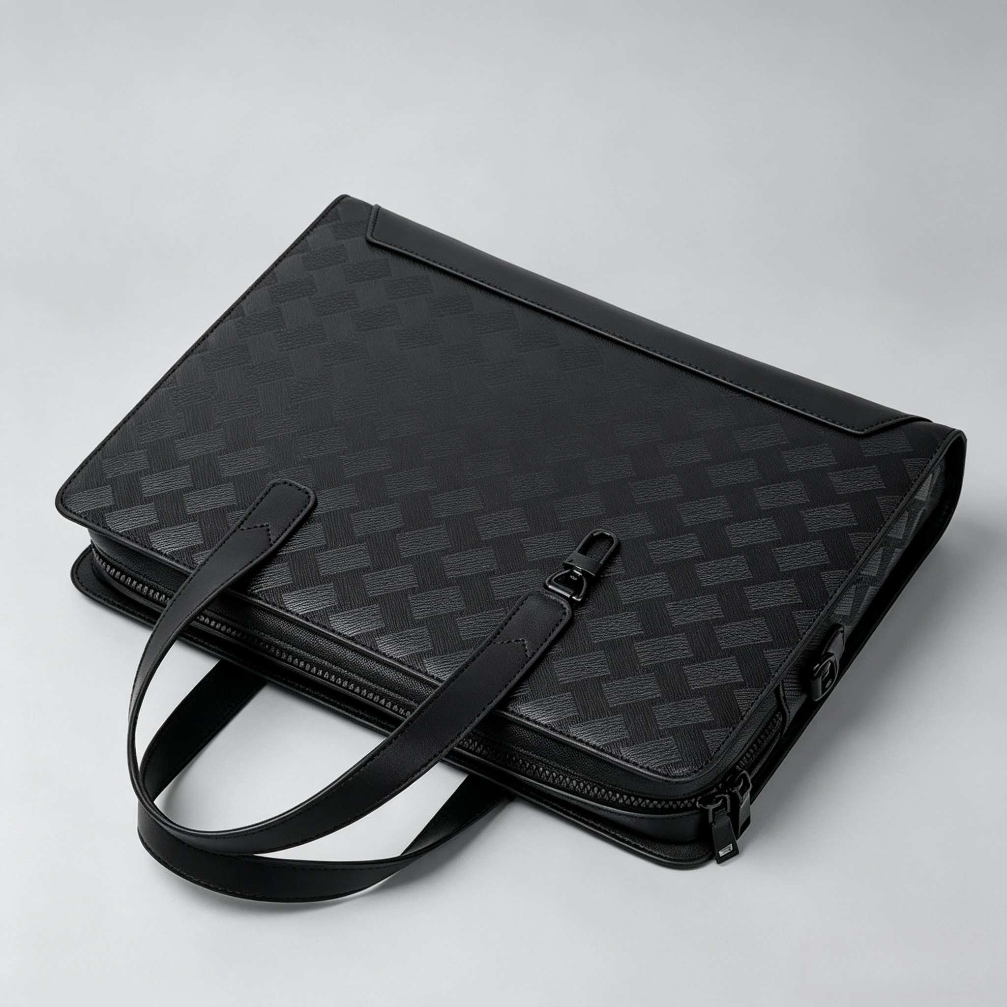 Elegant Men's Handbag Business Commuter Laptop Bag Simple Leather Men Messenger Bags Fashion Trend Top Layer Cowhide Briefcase