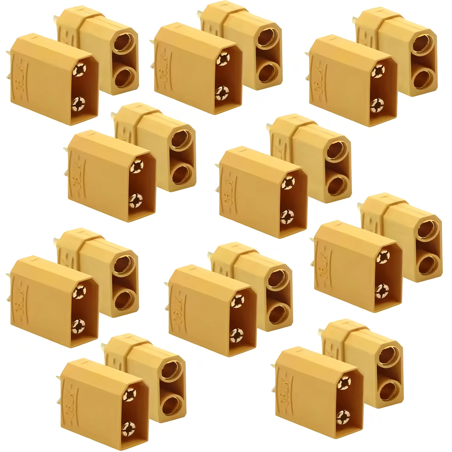 5 / 10 / 20 / 50 /100 Pair XT90 XT90H Battery Connector Set 4.5mm Male Female Gold Plated Banana Plug for RC Lipo Battery