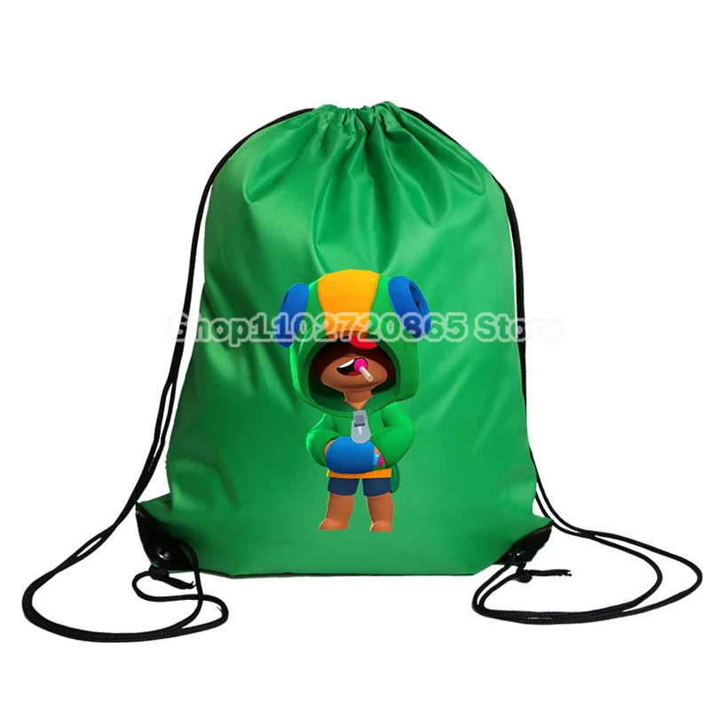 Leon-bolsa con cordón, figura de juego, bolsillo de cuerda para niños y niñas, almacenamiento de ropa de piscina, mochila impermeable, regalos para niños