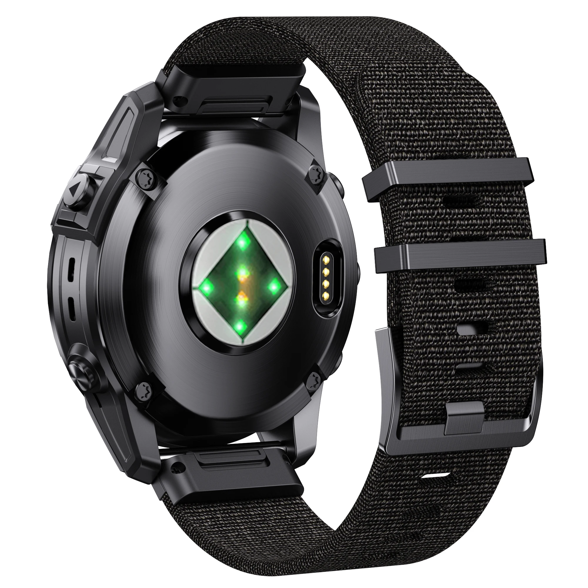 Pulseira Jacquard Quick Fit Nylon, Garmin Fenix 7, 7XPro, 7X, 6X, 6 Pro, 5X, 5, 6, Pulseira substituível Instinct, 22mm, 26mm