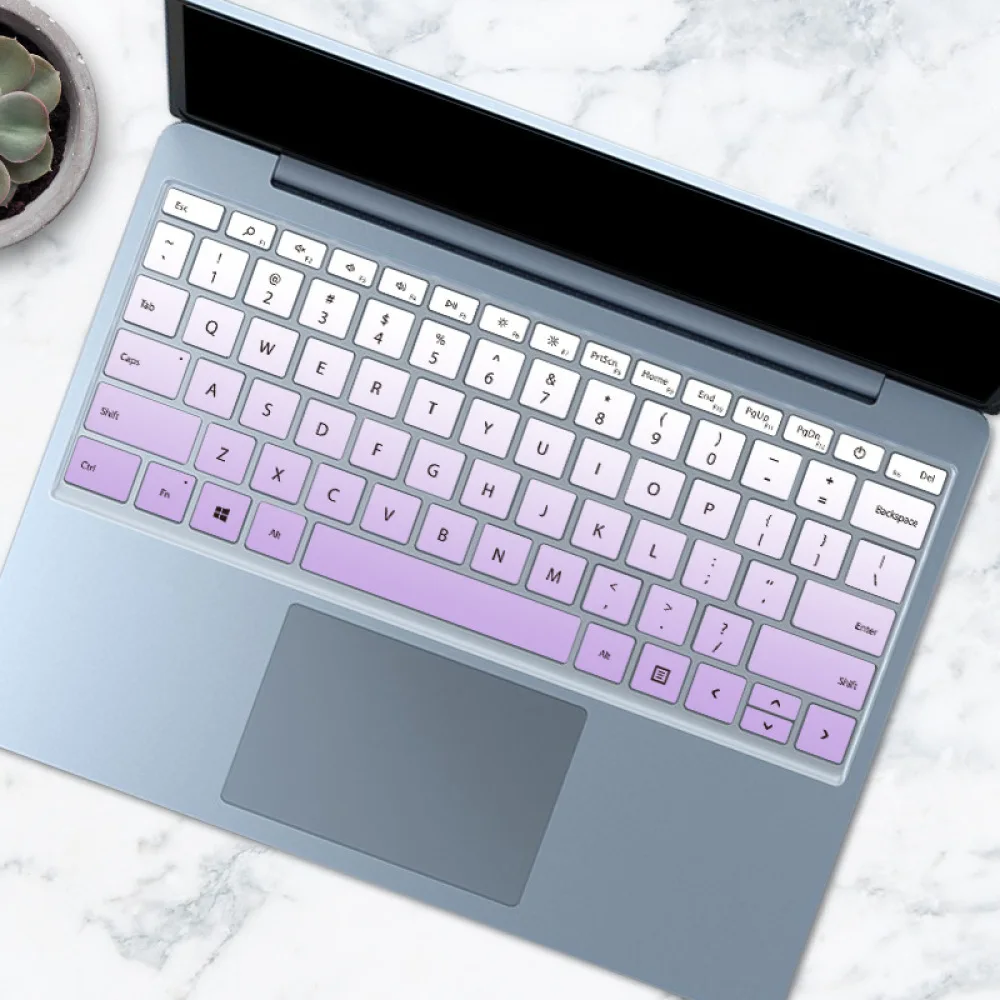 Anti Dust Keyboard Protector For Surface Laptop Go 12 4 Laptop Skin Silicone Film Waterproof Guard Cover Accessory