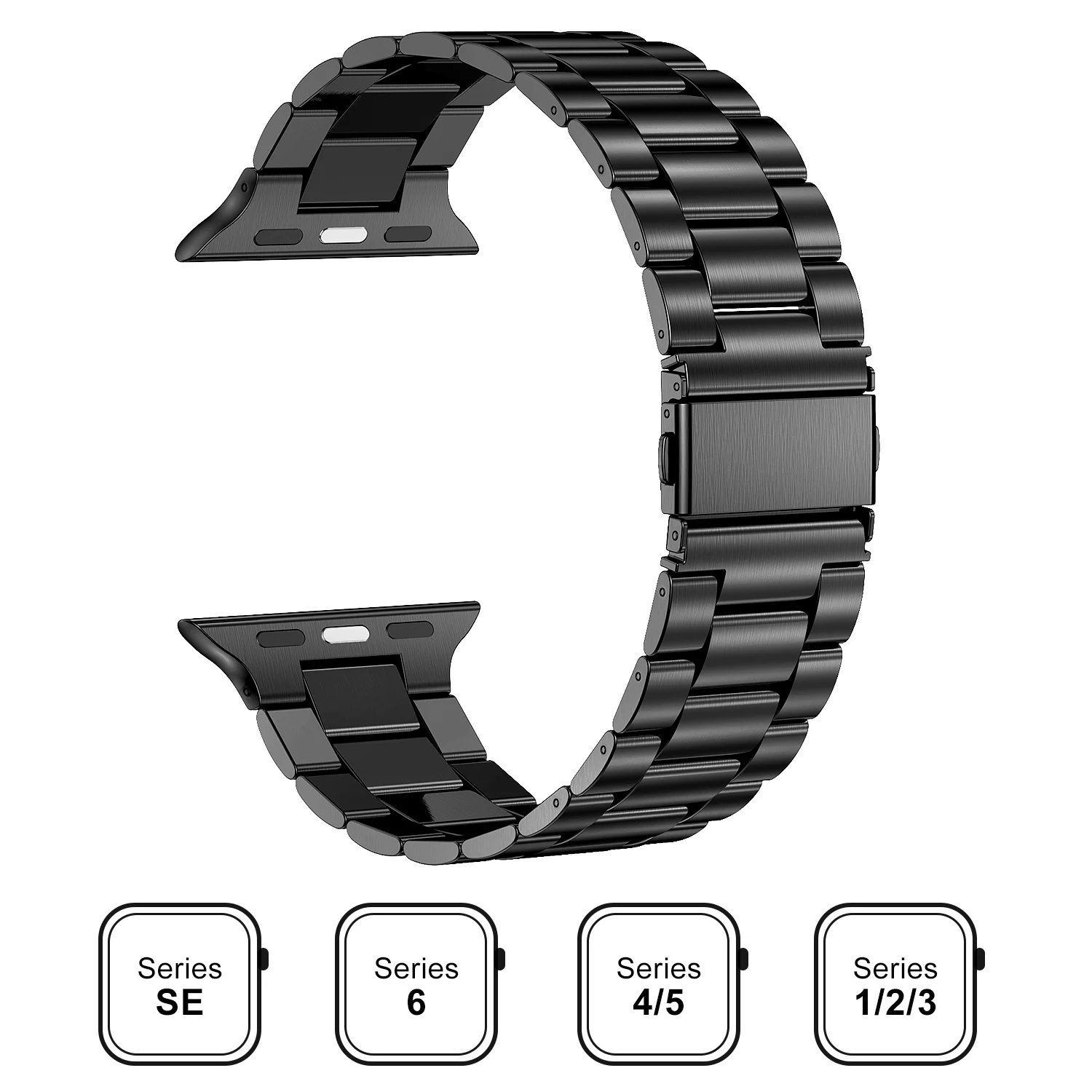 Neues Metallarmband für Apple Watch 12 11 10 46mm 45mm 44mm Edelstahl-Armband IWatch 9 8 7 6 SE 42mm 41mm 40mm 38mm Band – Detail 5