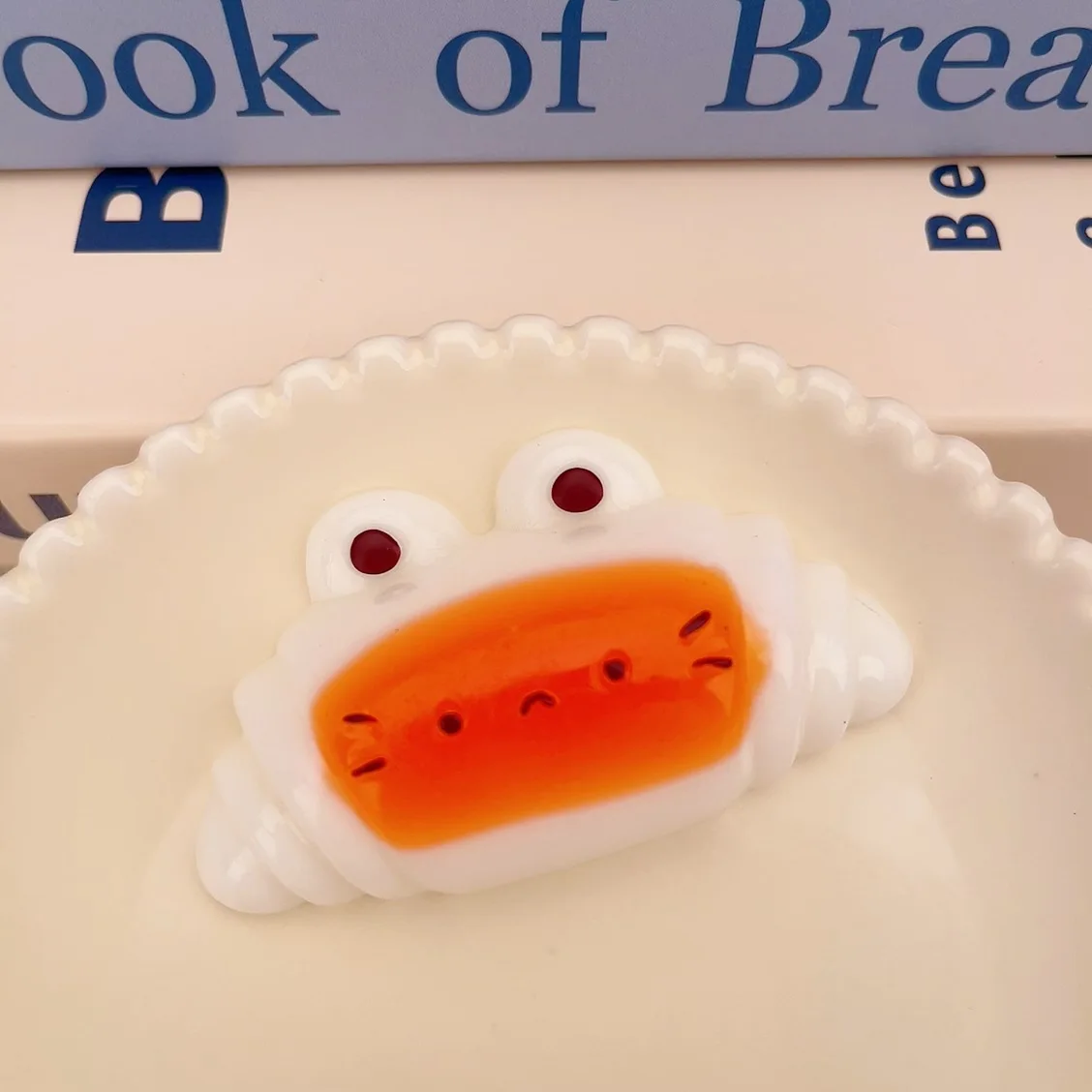 Funny Croissant Cat Croissant Squeeze Toy Slow Rebound Kneading Cartoon Fidget Toy 3DPaw Pinch Toy Children Good-looking