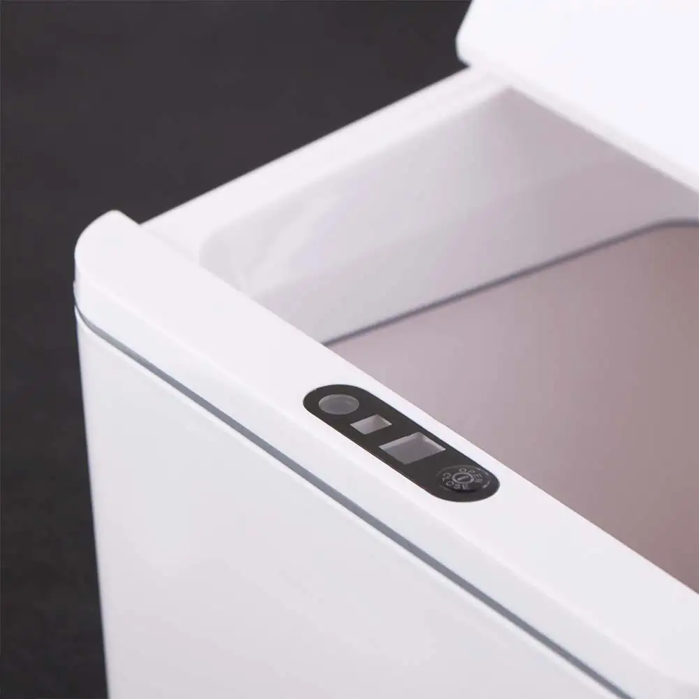 

С крышкой, электрический сенсорный мусорный бак, настольный дизайн, 4 л, автоматический мусорный бак для хранения, автоматический датчик, портативный дизайн