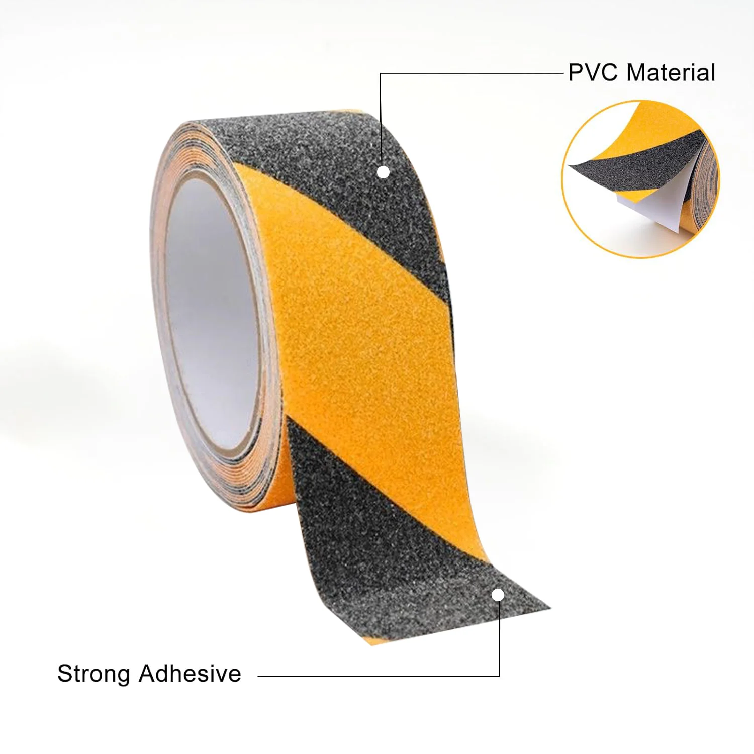 Anti-slip tape, frosted anti-slip rubber strip, strong waterproof warning pvc tape, for tiled floor and ground