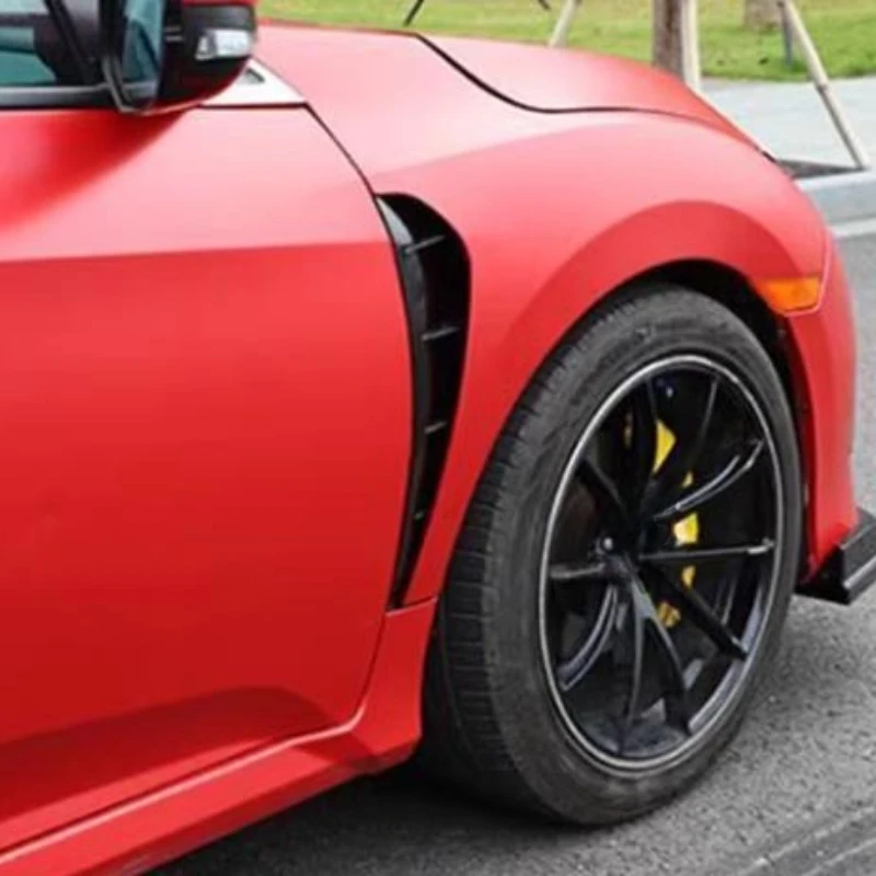 

Декоративная наклейка на крыло автомобиля, внешний декор, имитация карбона, для тюнинга