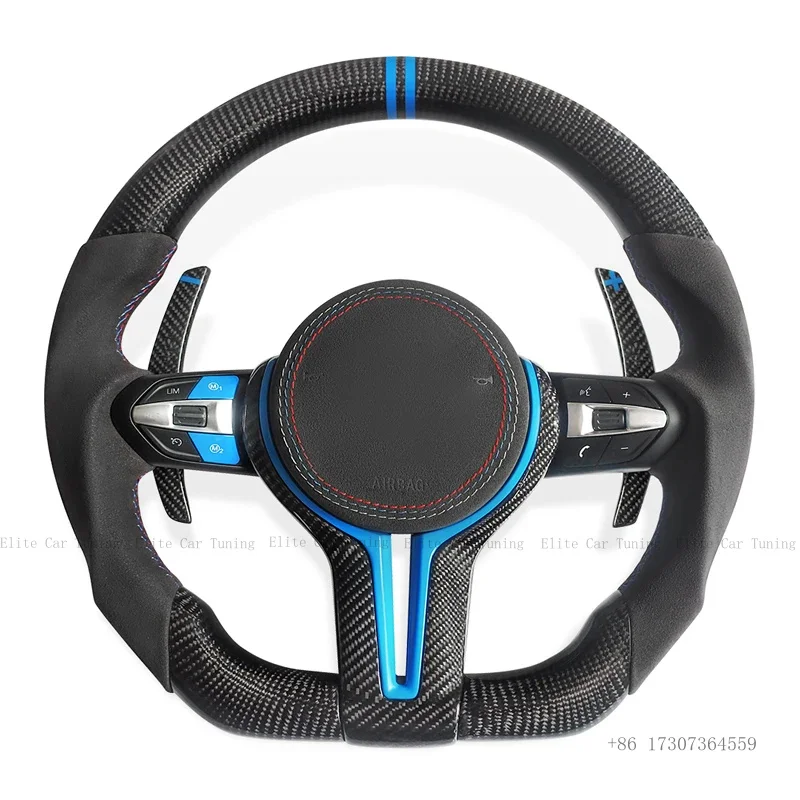 

M Sport Steering Wheel for BMW F01 F06 F10 F11 F20 F21 F22 F30 F31 F32 F34 F36 F80 F82 F87 M3 M4 M5 M6 Alcantara Steering Wheel