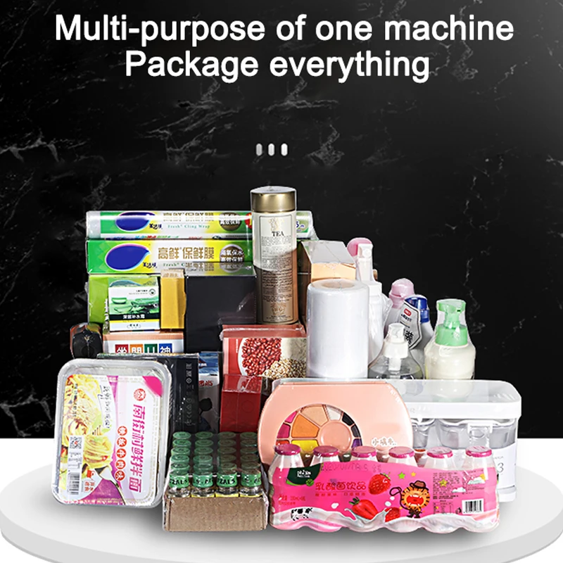 FM5540 Sealing And Cutting Machine 450L Semi-automatic Bundling Machine Used For Food Daily Necessities Gift Box Sealing Film