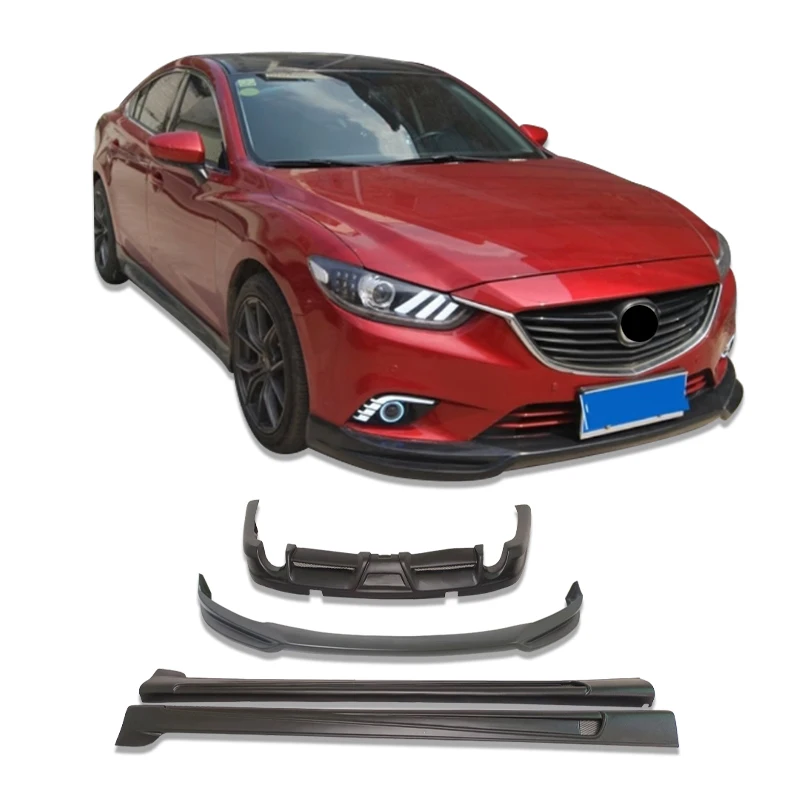 

Car Body Kits for Mazda Atenza 2014-2016 Car Accessories Front Lip Side Skirts Rear Bumper Diffuser Lip Car Exterior Tuning Part