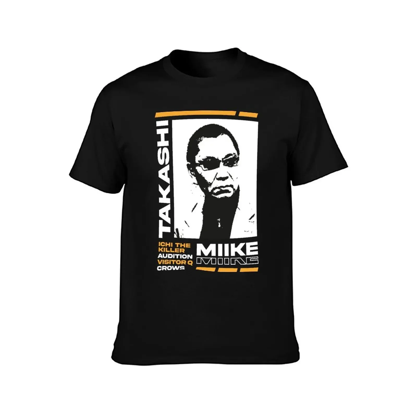 takashi miike T-Shirt cotton man t-shirts Aesthetic clothing oversized t shirt men