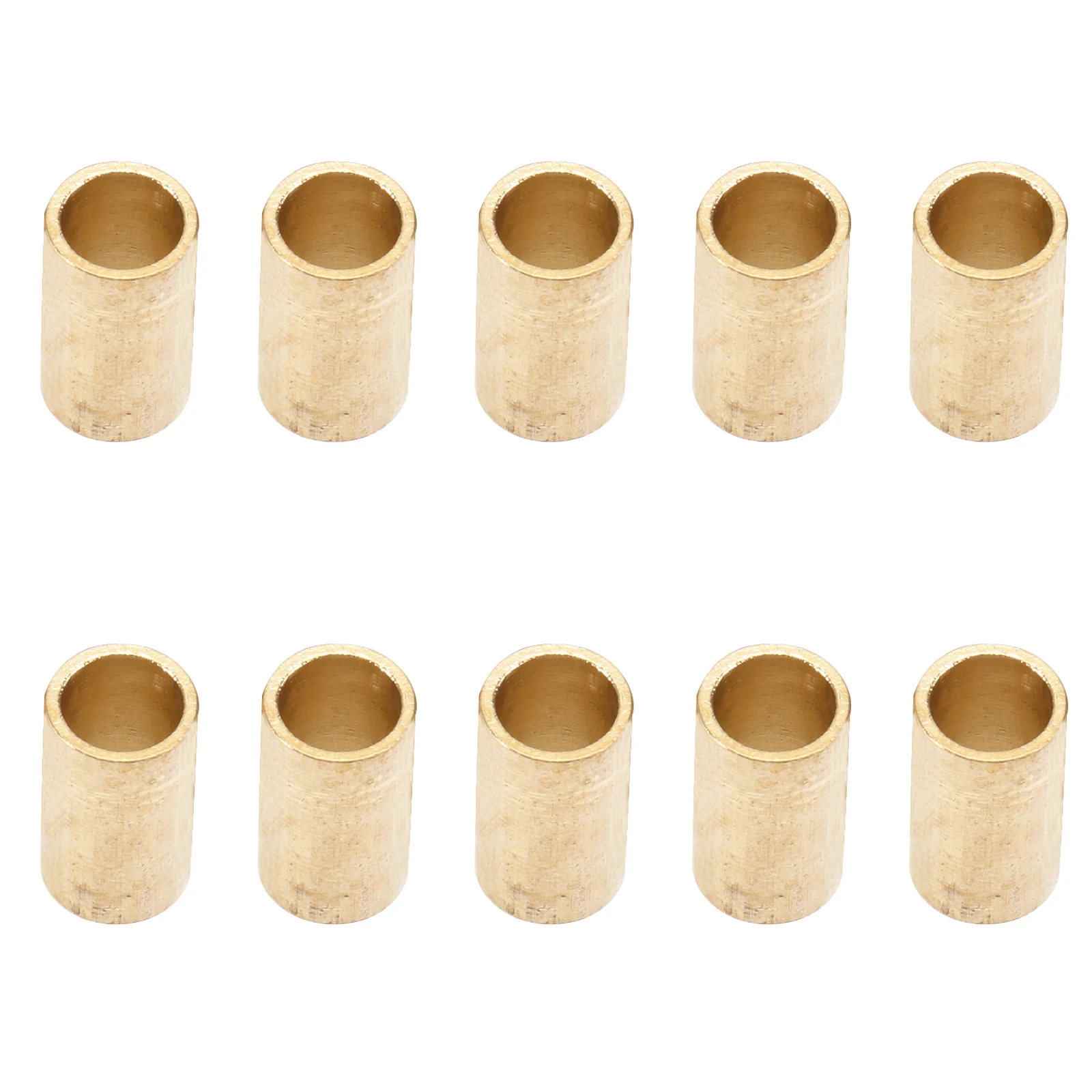 

10Pcs Brass Bead Tube Copper Ring Durable Jewelry Accessory for DIY Macrame Wall Hanging Plant Holder Craft Brass Tube