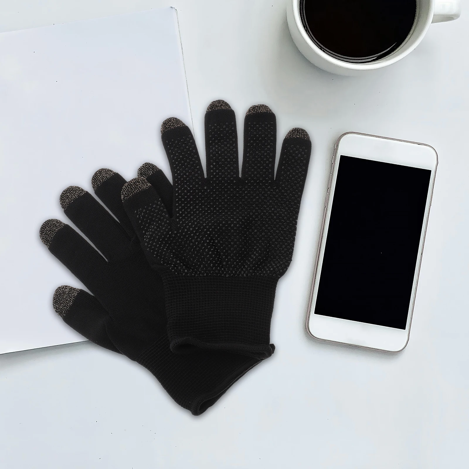 Gloves Gaming Touch Screen Full Finger Gamer Anti-sweat Mobile Controllers Black