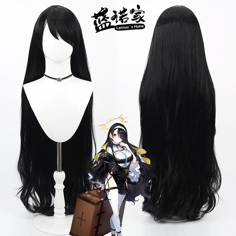 

Anime Blue Archive Wakaba Hinata Cos Cosplay Wig Halloween Carnival Party Props Synthetic Hair Heat Resistant Fiber + Wig Cap