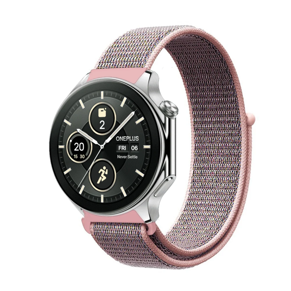 Loop Nylon Woven Strap For OnePlus Watch 2 2R OPPO Watch X 4 Pro Sport Bracelet For Realme Watch 3 S Adjustable Smart Watch Band