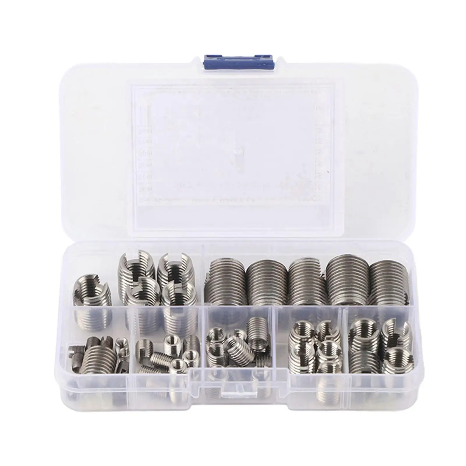 50Pcs Stainless Steel Self-Tapping Thread Inserts Set - Durable Reinforcement Repair Tools