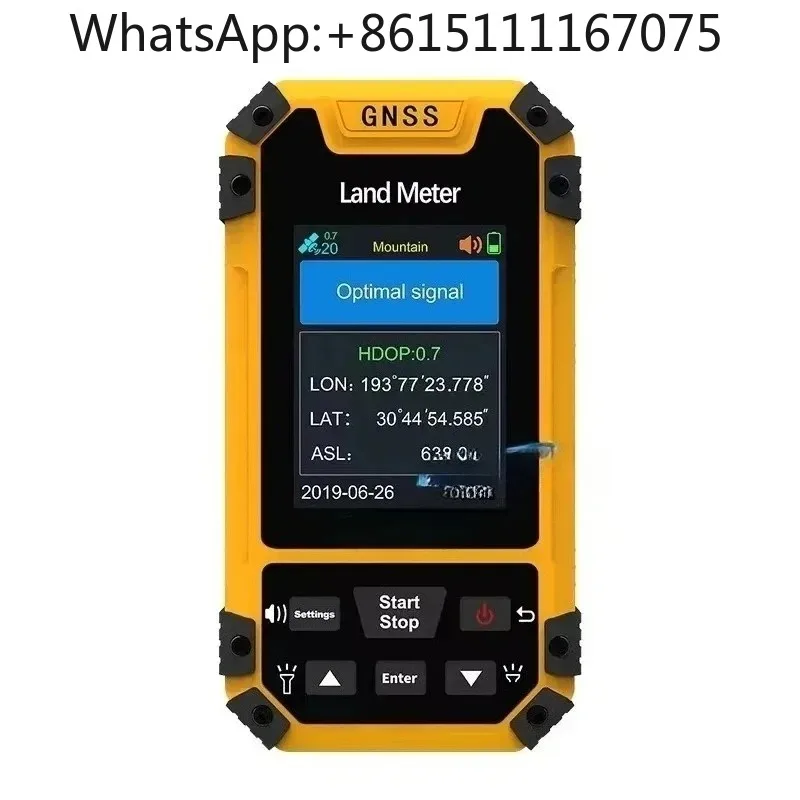 GPS Survey Measuring Instrument For Land Acre Area Length Slope Distance Calculation Field Survey Meter