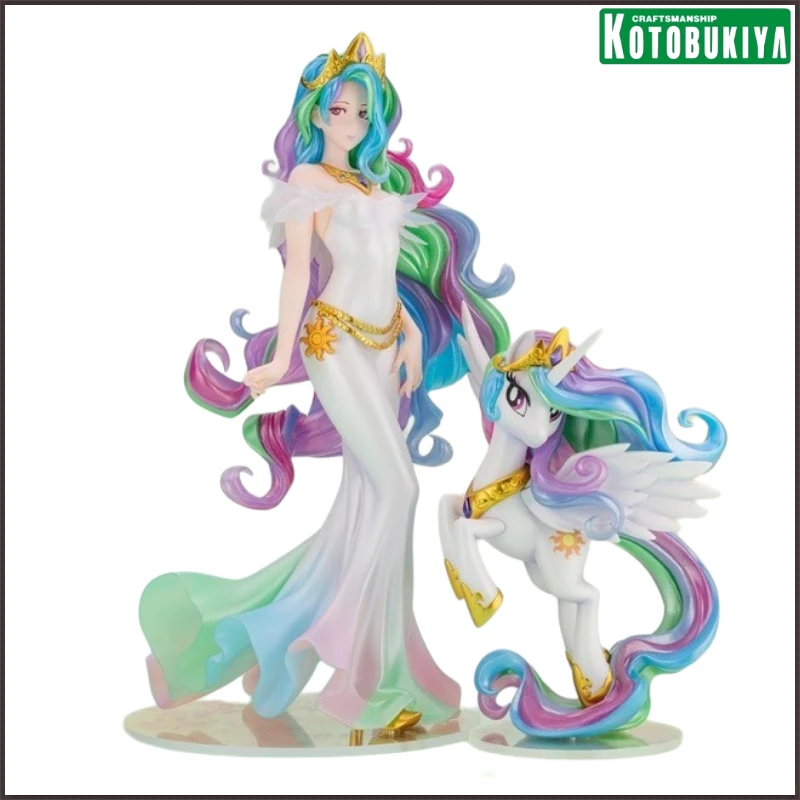 In Stock Original Kotobukiya BISHOUJO STATUE My Little Pony Bishoujo Series Princess Celestia Animation Figures Ornaments Toys