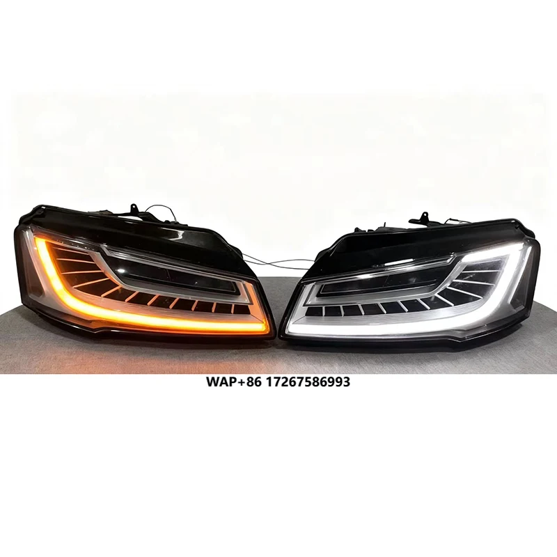 

Modified Car Accessories Front Lamp Upgrade LED Headlight with Module Hid Xenon Head Lamp for A8 S8 D4PA 2016-2018