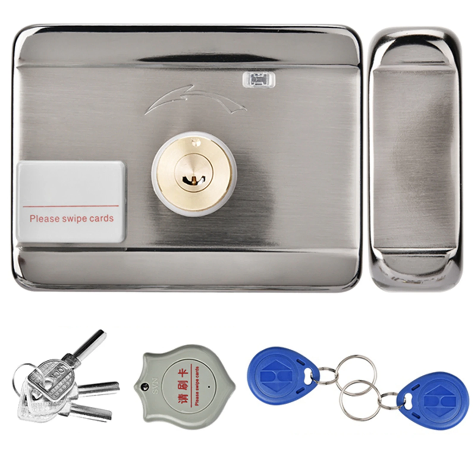 Premium Secure Anti Electronic Access Intelligent System ID Double Head 12V Smart Door Lock Easy Install Stable High Sensitivity
