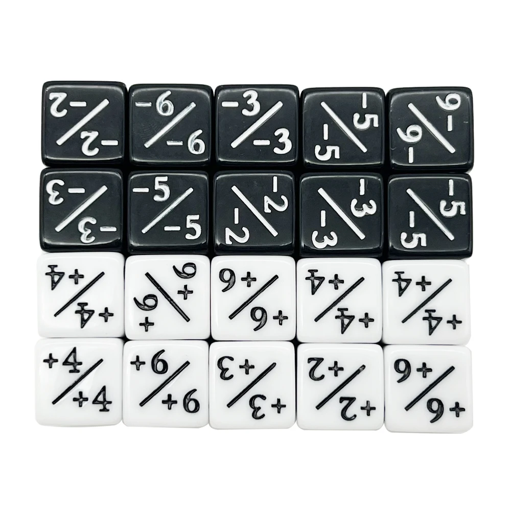 10 Pieces Dice Counters Token Dice, D6 Dice Compatible with Card Game Accessories image 4