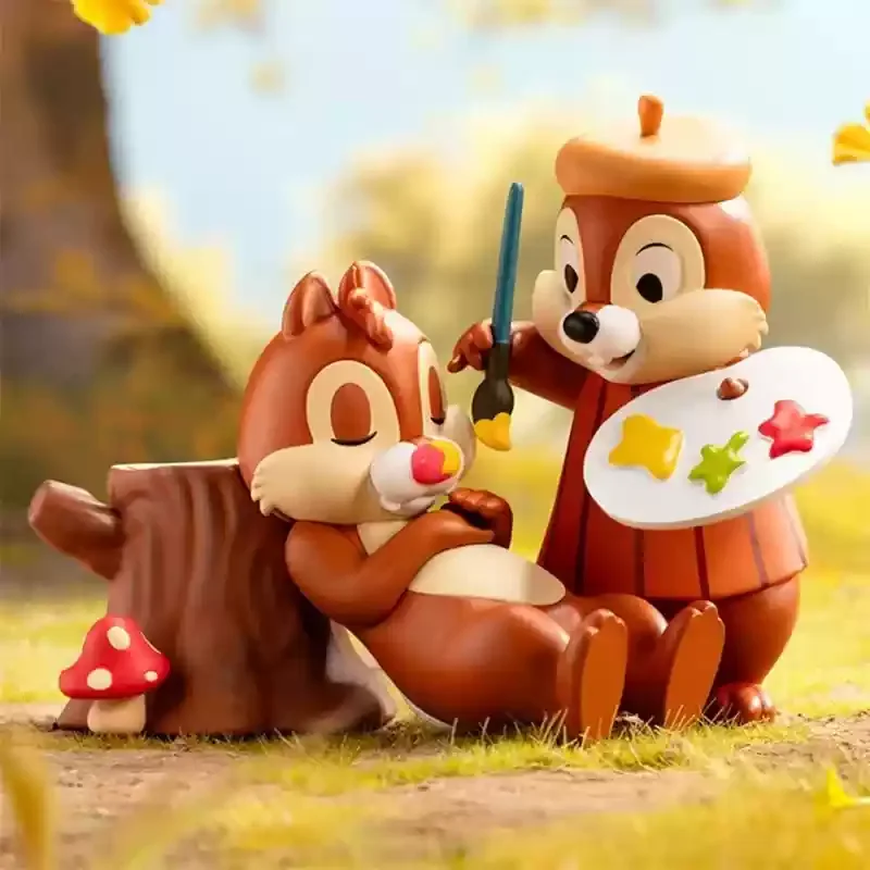 Hot Disney Chip And Dale Brothers Good Series Blind Box Figure Toy Kawai Ornaments Kids Toys Birthday Gifts Desktop Decoration