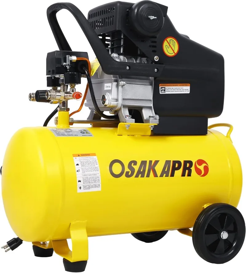 10 Gallon Air Compressor 3.5HP 6.5CFM 115PSI Portable Air Compressor for Inflation Car Repair Spray Painting Woodwork Nailing