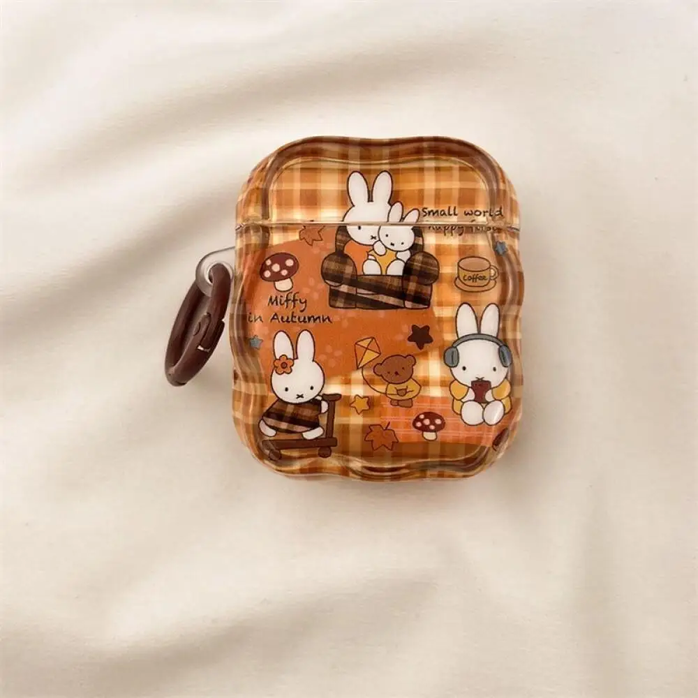 미피 이어폰 보호 케이스 귀여운 애니메이션 만화 창의적이고 간단한 카와이 방지용 이어폰 보호 케이스 장식 선물