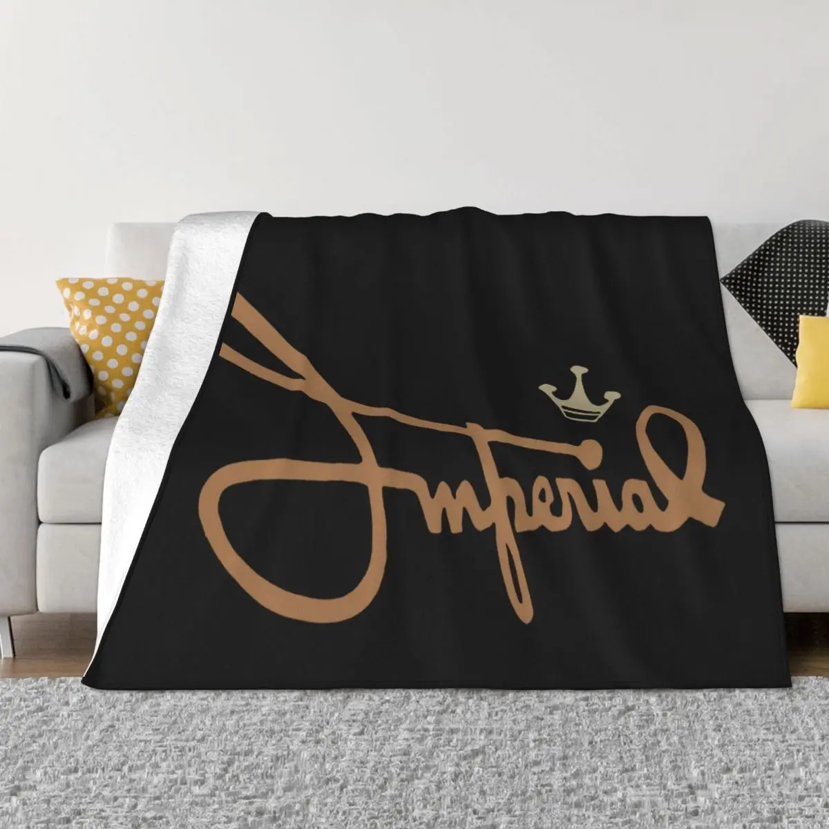 Chrysler Imperial Crown Logo Emblem Vintage New Mens S M L Xl 2Xl Womens Straight Promotion Hip Hop Throw Blanket