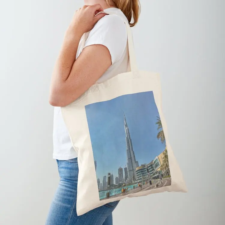 

Dubai, Burj khalifa photograph Tote Bag custom bags Gift bag Women's handbag Shopping bags