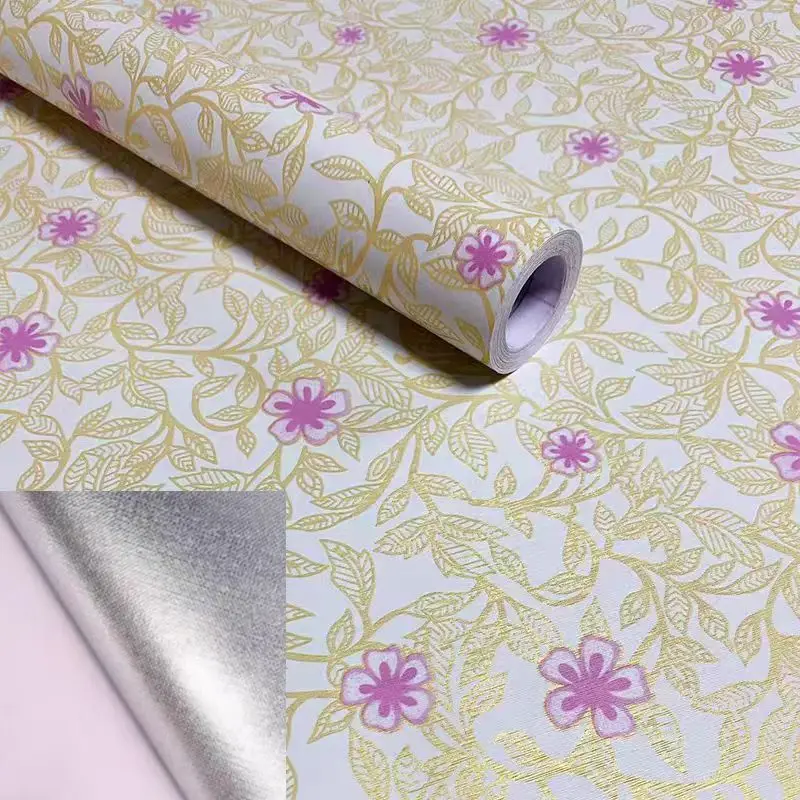 2 Rolls New Tear Resistant Wallpaper, Self Adhesive Thick Odorless Waterproof for Bedroom, Living Room Background Decor