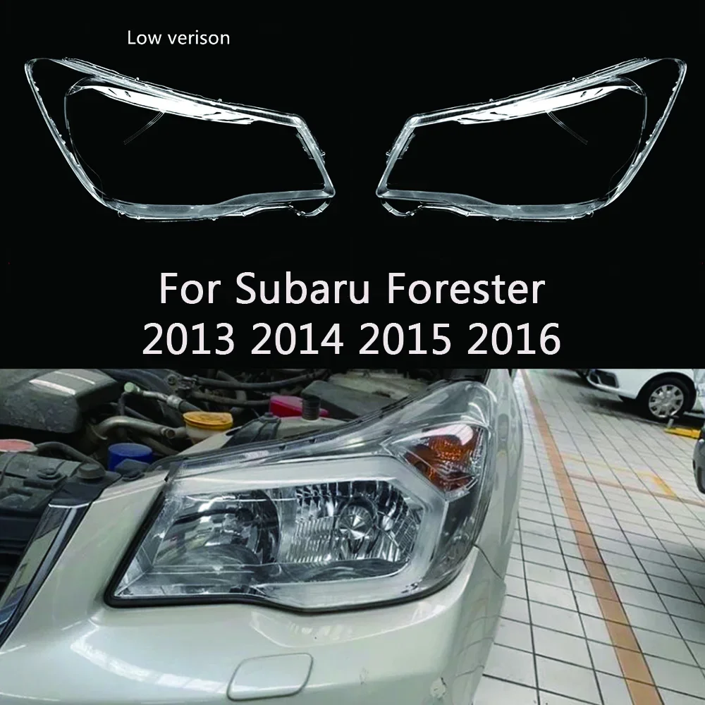 

Car Headlight Headlamp Light Lampshade Glass Lens Case Shell Cover For Subaru Forester 2013 2014 2015 2016( low verison)