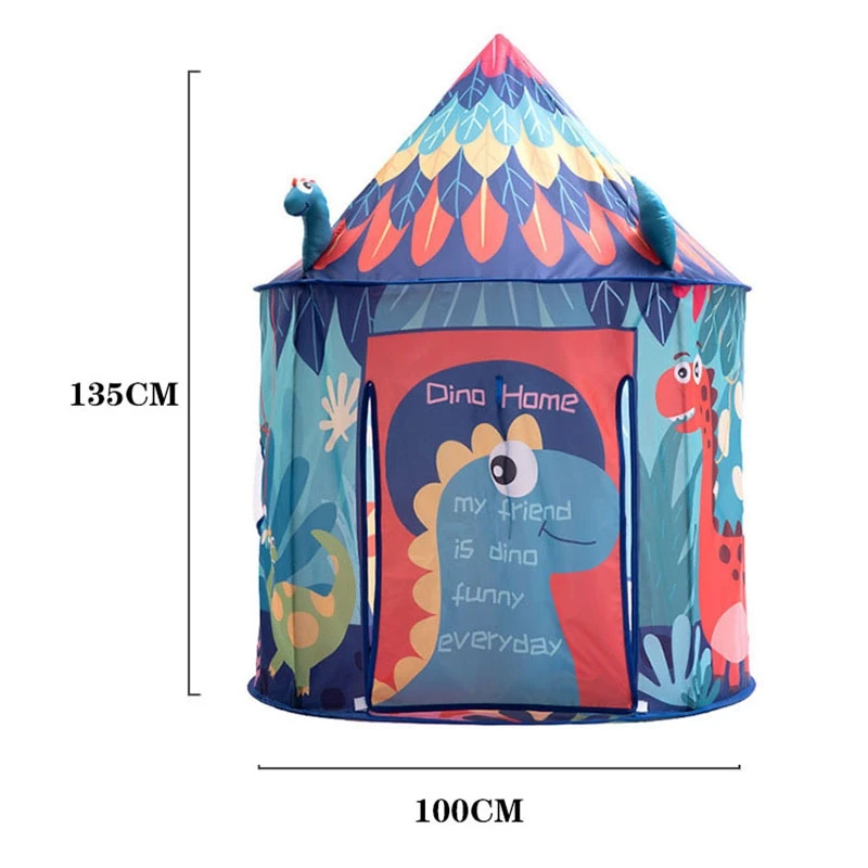 Kids Dinosaur Tent Kids Play House Children Tente Enfant Portable Baby Play House Folding Tent Kids Toys Play House