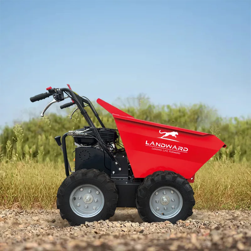 Carrello piccolo agricolo a spinta manuale 250KG Mini carrello semovente con trazione a ruota Strumento di trasporto di carico personalizzato