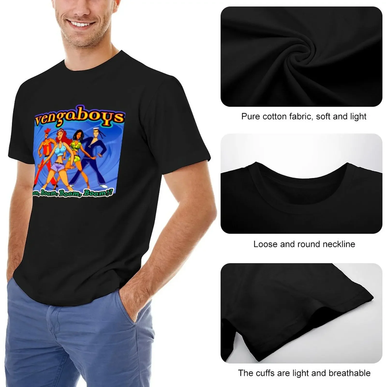 eurodance tour pop vengaboys band T-Shirt customizeds vintage graphic tee graphics designer shirts designer t shirt men