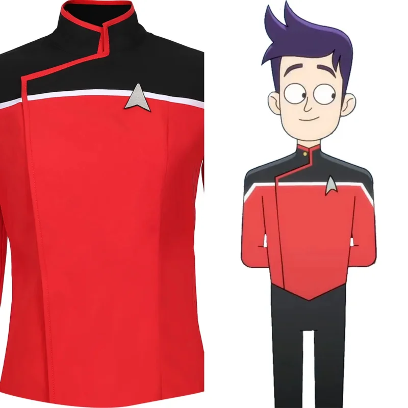 Star role play trek lower deck Season 1 - men's uniform role play clothing shirt only top Cosplay