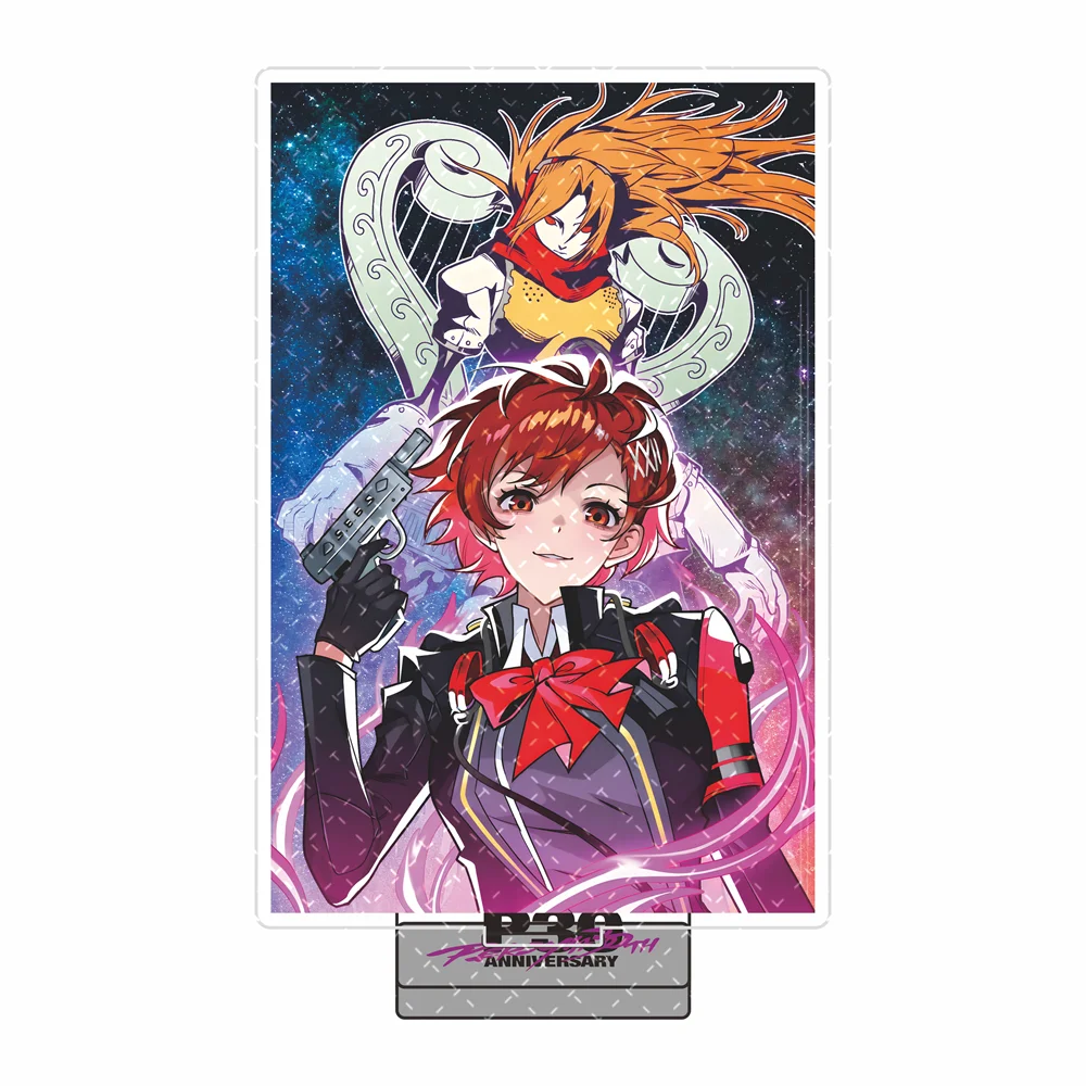 Persona 15cm Galaxy Background Acrylic Stand Figure Keychain Anime Tabletop Decor Collectible Gift for Fans
